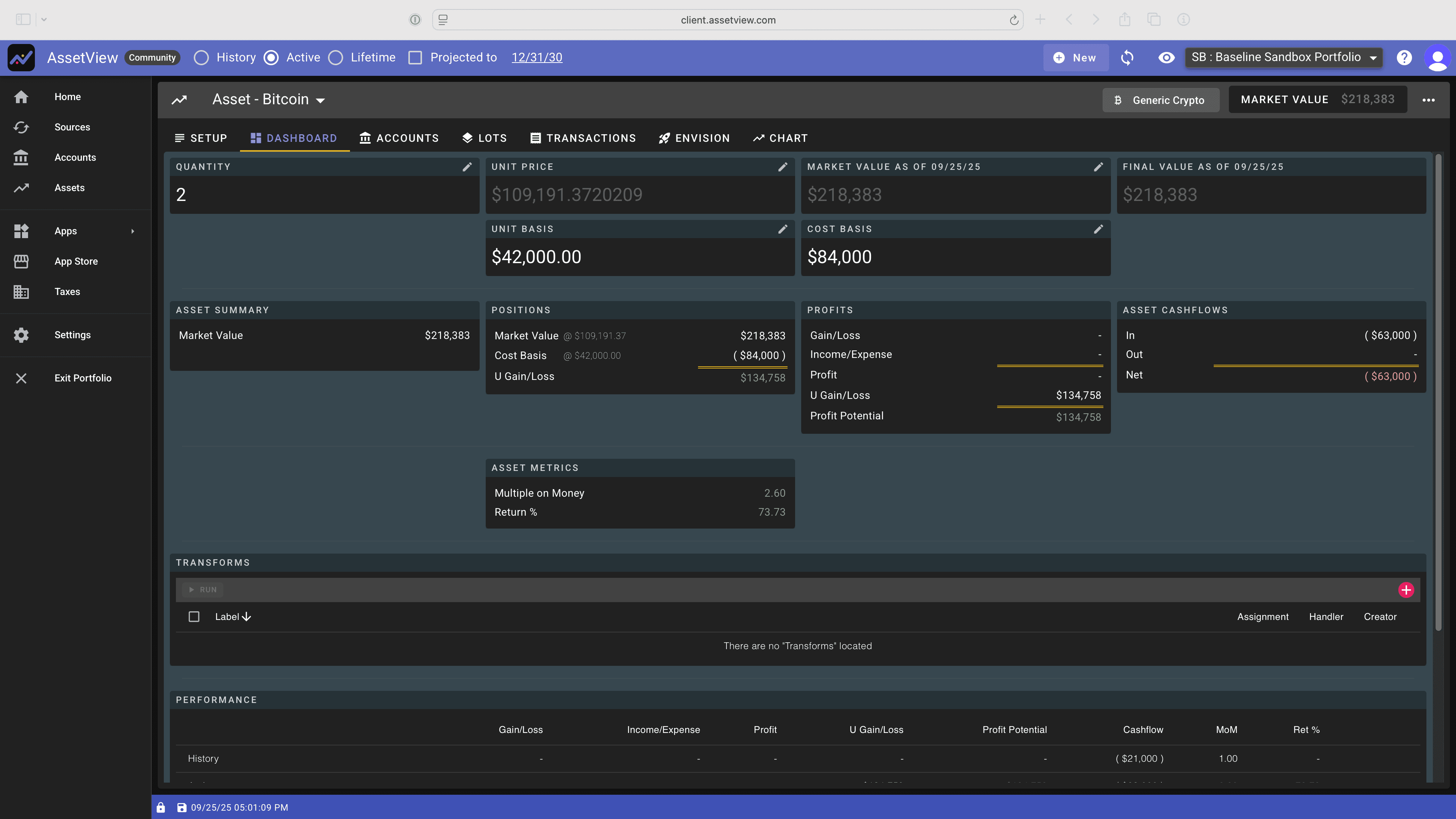 AssetView Crypto
